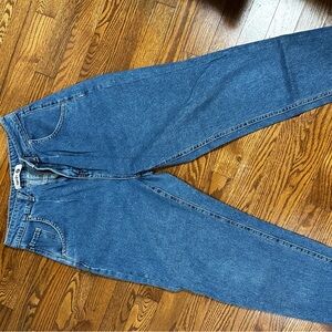 Mom cut Blue Denim Jeans